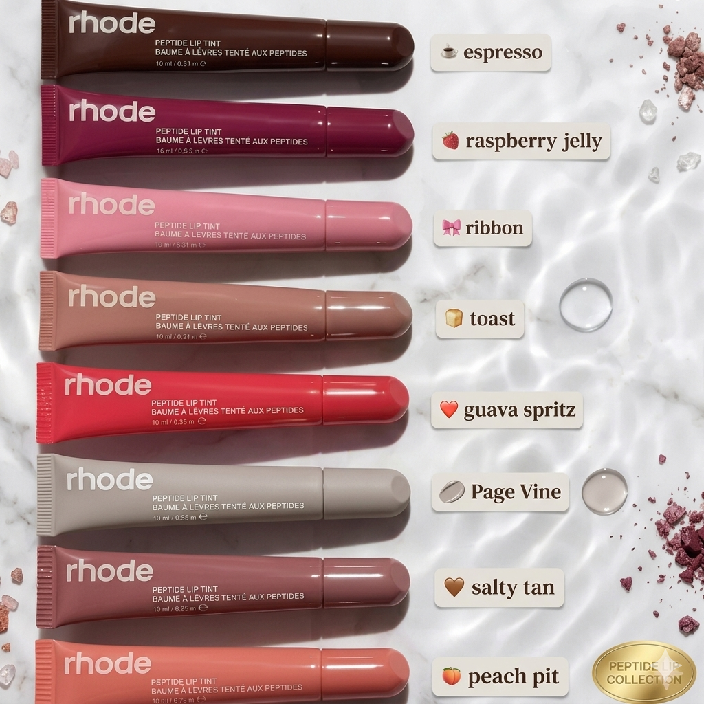 Rhode peptide lip tint all 8 shades - LUME Pakistan