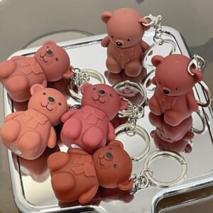 Teddy bear keychain matte lip gloss - LUME Pakistan